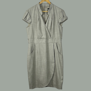 Antonio Melani Sheath Dress Womens 12 Brown Lined Sleeveless Work Party‎ EUC